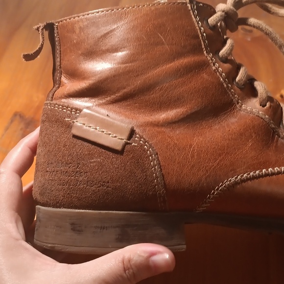 Bullboxer Men's Brown Leather Boots Size 12 - Picture 8 of 16